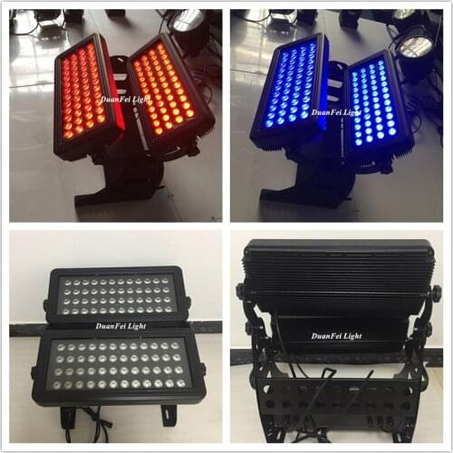 4Unites Stage lighting wall wash led rgbwa 96*15w dmx led wall washer light city color 15W