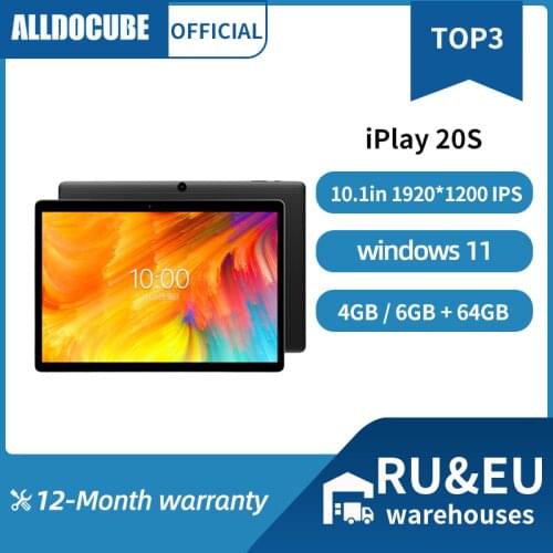 ALLDOCUBE iPlay 20S 10.1 inch Tablet Android 11 4G LTE Octa-core 6GB RAM 64GB ROM 1920×1200 IPS Tablet PC Unisoc® SC9863A