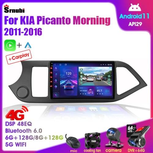 Android 10.0 Car Radio Multimedia Player For KIA PICANTO Morning 2011 - 2016 GPS Navigation 4G 2 Din RDS DSP IPS Floating window