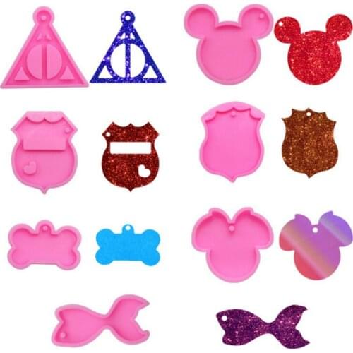 DIY Variety Fish Decor Keychain Cake Baking Silicone Mold Jewelry Fillings Accessory Handmade Epoxy Resin Chocolate Mould Craft