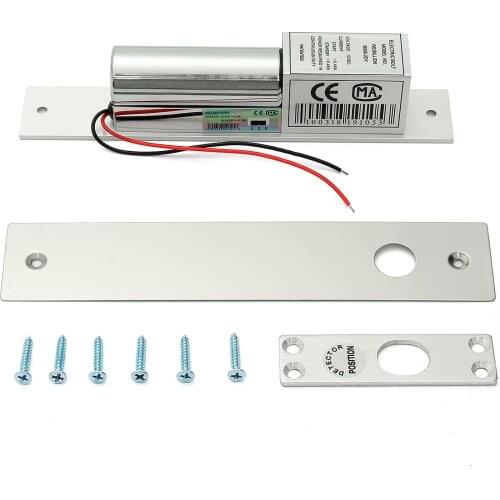 Door Home Security Safurance 12V Electric Mortise Lock Magnetic Concealed For Access Control Wood Metal