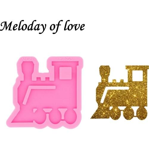Glossy Car/Bus/Pickup Truck/Train/Tractor Keychain Mold Epoxy Resin Crafts Molds Jewelry Making Custom Silicone Mould DY0418