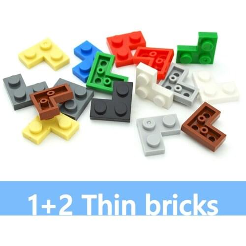 DIY Building Blocks Thin Figures Bricks 1+2 Dots Educational Creative Size Compatible With 2420 ABS Plastic Toys For Children