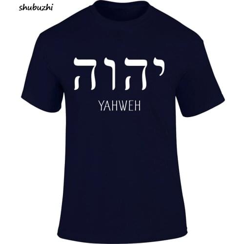 Cool Yahweh Yhwh Almighty Jehovah The Lord Almighty Religious Men T Shirt Unisex Tee men summer t-shirts euro size