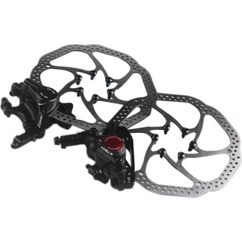 Mountain Bike Road Bike Folding Front&Back Car Disc Brakes High Quality Aluminum Alloy Mechanical Disc Brakes Set