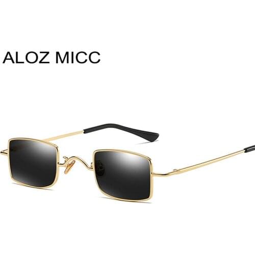 ALOZ MICC Women Small Square Sunglasses Men 2019 Brand Design Alloy Top Quality Sunglasses Women Fashion Unisex Oculos Q287