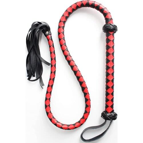 Soft Whips Harness Handle Whip Faux Leather Equestrian Teaching Training Tool Costume Accessories Leather Equestrian Horse Crop