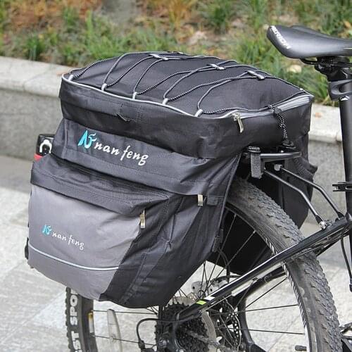 Nylon Waterproof Material Bicycle Trunk Bag Luggage Case Rear Seat Bicycle Bicycle Bag Mountain Bike Bicycle Bag Rear Frame
