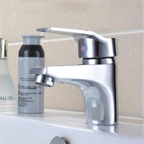 New 304 Stainless Steel Chrome Bath Basin Faucet Sink Mixer Taps Vanity Hot and Cold Water mixer Bathroom Faucets