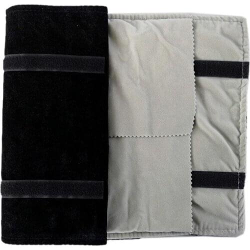 Velvet Jewellery Roll - Jewelry Organizer Travel Accessory Set Satin Lining Unique Gift Earring Necklace Case Storage 29*55cm K3