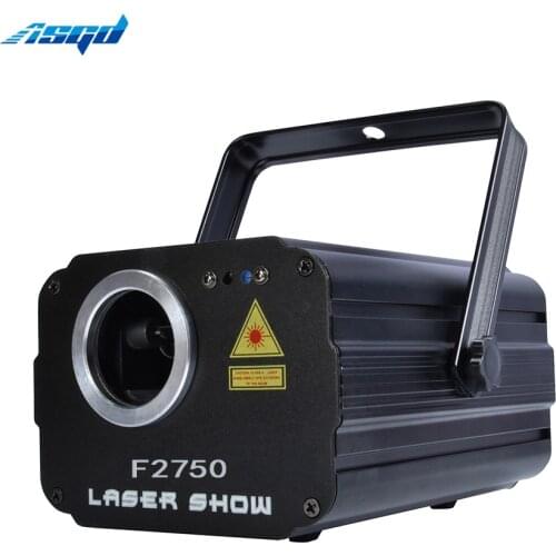 500mW Laser Show Projector 0.5W 3D Animation Scan Light Stage Party Disco DJ Christmas Music Control With 2000 Patterns ASGD