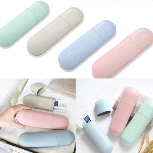 Portable Travel Toothpaste Toothbrush Holder Cap Case Household Storage Cup Outdoor Holder Bathroom Accessories