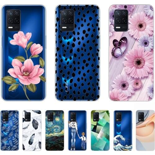 Silicon Case for Realme Narzo 30 5G Fashion Flexible Cover on Narzo 30 5G Shell Cover Non-slip Anti-knock Shockproof Personality