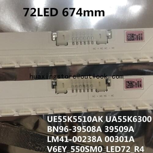 LED STRIP FOR SAMSUNG UA55K5500 UA55K6300 UA55M5500 UA55M6300 BN96-39508A BN96-39509A