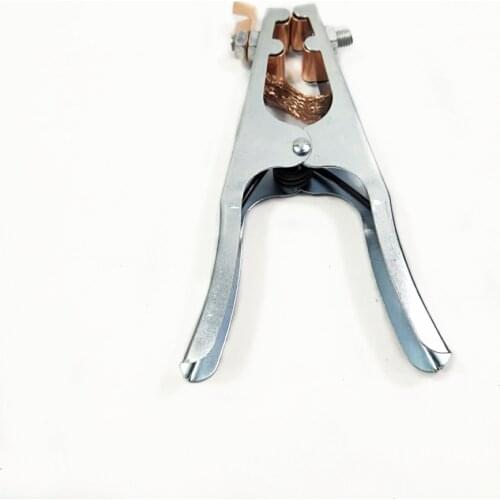 Ground Clamp Welding Clamp MIG MMA TIG Plasma Earth Cable Holder 300A Copper Belt&Teeth for Welding Machine