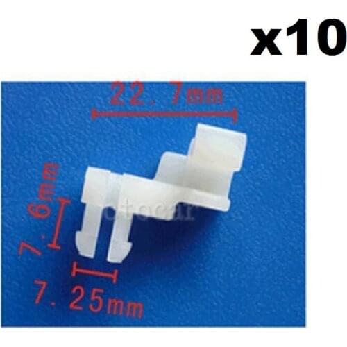 10pcs OEM Nylon Door Lock Right 5mm Rod Size Clips 7.5mm Hose 69293-12030 for Toyota / Lexus