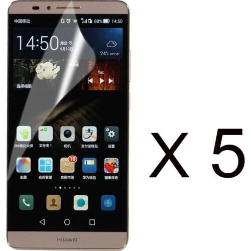 5pcs Screen protector film for Huawei ascend P6 P7 Mate 7 Honor 7 High-Definition films