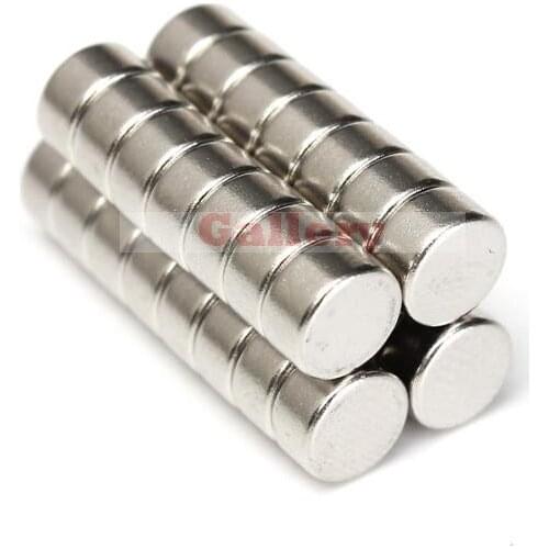 60pcs N52 Super Strong Cylinder Magnets 6mm x 3mm Rare Earth Neodymium Magnets