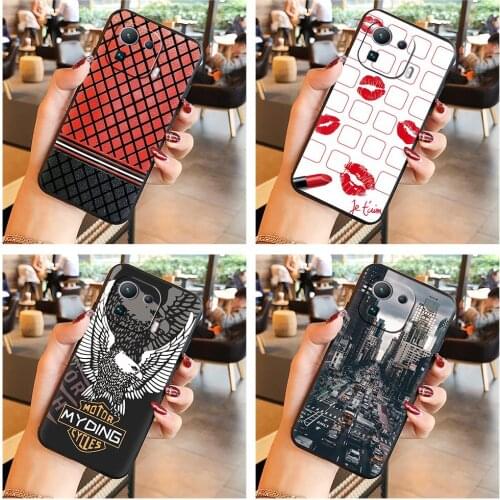 Glitter Cartoon Phone Case For Xiaomi 11 Pro Soft Case Fashion Design New For Woman Dirt-resistant
