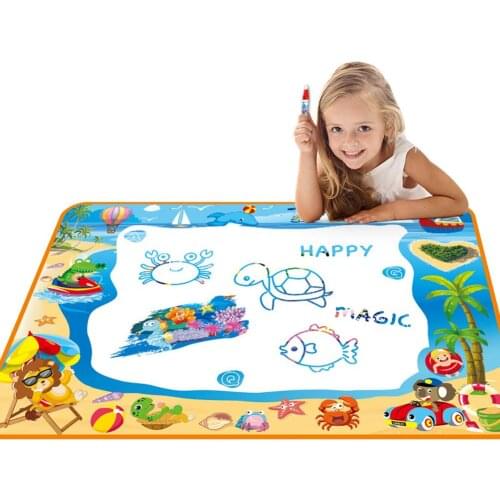 Large Portable Magic Pen Water Doodle Mat Painting Pad Kid Educational Toy Gift develop artistic accomplishment hands-on ability