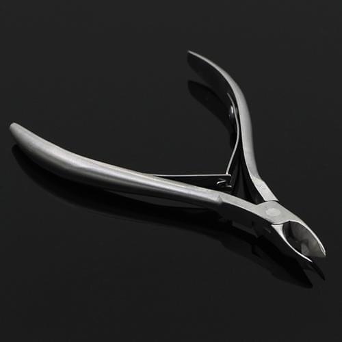 Dmoley Nail Cuticle Scissors Stainless Steel Manicure Pedicure Tools Silver Dead Skin Scissor Nipper Clipper Tool