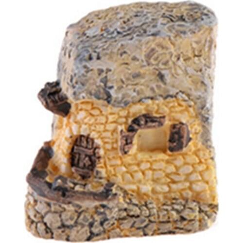 Resin House Miniatures Craft Furniture Kit Villa Doll Manually Assembled Large Villa House Model Kids Gift Model Building