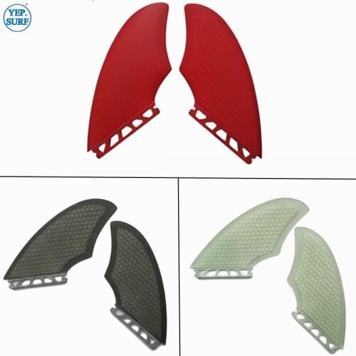 TWIN FIN Surfboard Future Fins keel fins white/gray/red quillas future TWIN FIN Set Sell In Surf
