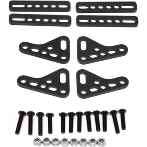 Double Shock Absorber Bracket Adjust Plate Mount Holder for 1/8 1/10 SCX10 YK Wrangler RC Car Accessories