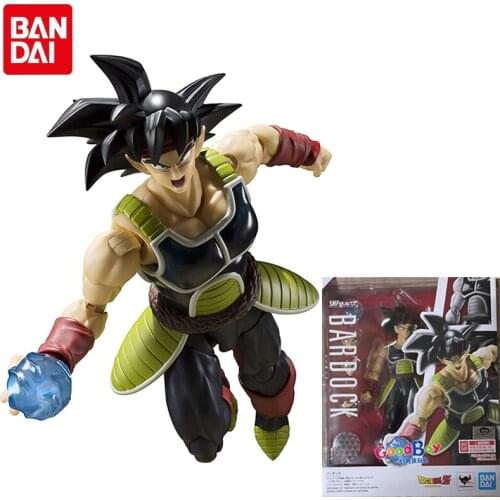Bandai Genuine SHF Limited Dragon Ball Super Z BARDOCK Joints Movable Model Dolls Burdock Action Figures Toys Kids Adult Gifts