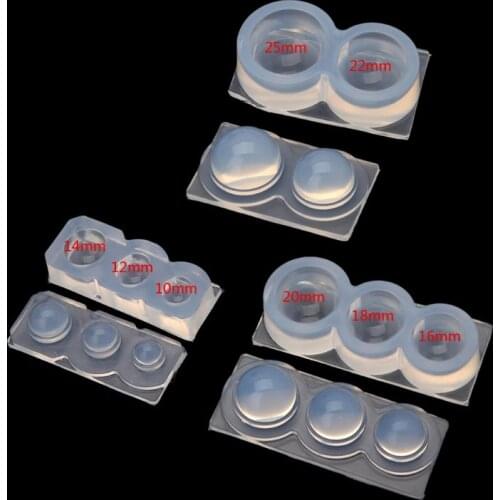 UV Resin Geometric Molds Hollow Quicksand Mold with Square Round Ellipse Mold