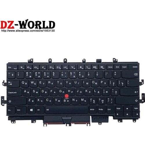 New Original RU Russian Backlit Keyboard for Lenovo Thinkpad X1 Yoga 1st Gen Laptop 00JT881 01AW920 SN20H34933 00PA065
