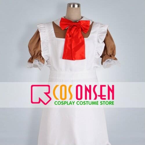 COSPLAYONSEN APH Hetalia Roman Cosplay Costume Brown Dress Full Set Handmade All Size