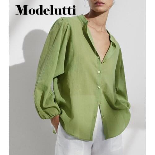 Modelutti Womens Long Sleeve Shirts