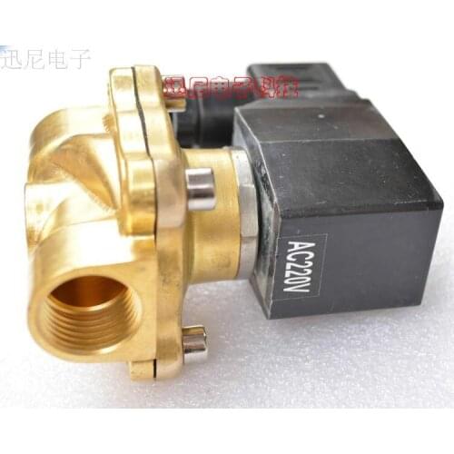 220V normally open solenoid valve, high quality plastic sealed copper electric switch water valve 1 inches