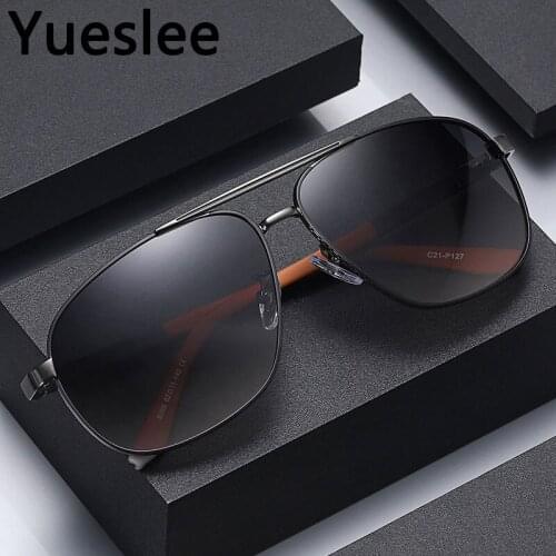 46883 Metal Pilot Polarized Driving Glasses Luxury Sunglasses Men Women Fashion Shades Uv400 Vintage Glasses Men Sunglasses
