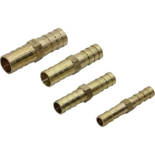 OD 6/8/10/12mm Barbed Straight Hose Connector Garden Hose Joiner Gas Soft Tube Adapter Aquarium Hose Fittings 5 Pcs