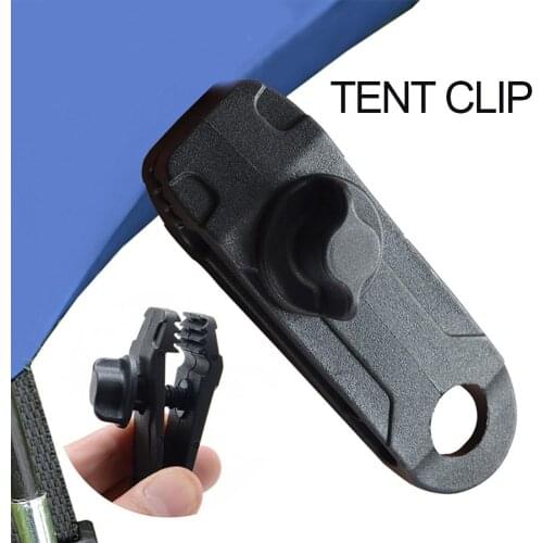 Outdoor Camping Canopy Tarpaulin Tent Clip Adjustable Plastic Heavy Duty Windproof Awning Clamp Grip Clip Nylon Spiral