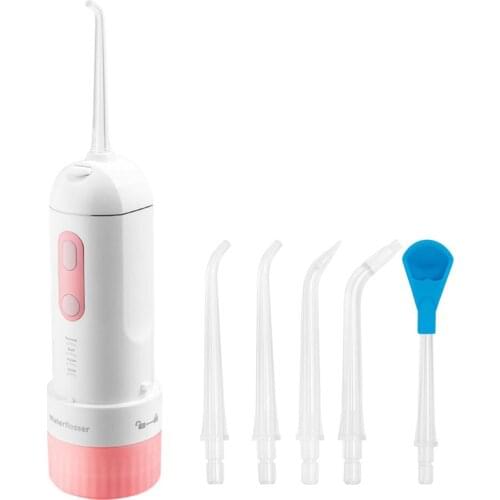 Portable Home Water Flosser Teeth Cleaner Toothpick Cross Border Ultrasonic ElectricTooth Washer With 4 Jet Tips