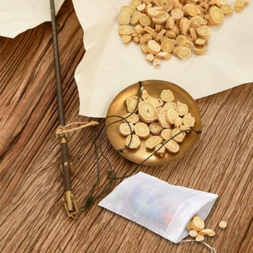 30pcs/Lot TeaBag 15 x 10CM Empty Scented Tea Bags With String Heal Seal Filter Paper for Herb Loose Tea Bolsas de te