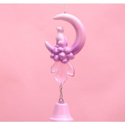 Crystal Epoxy Resin Mold Cute Starry Cat Moon Kitten Pendant DIY Silicone Mould Dropshipping