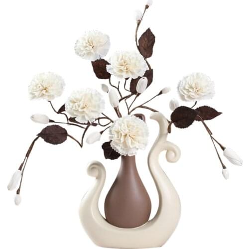 Nordic Dried Flower Home Vase Decoration Creative TV Cabinet Living Room Decoration Dining Table Study and Bedroom Floriculture