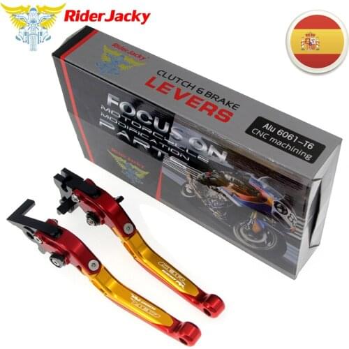 Spain Flag color For Honda CBR 1000RR CBR1000RR/FIREBLADE/SP 2008-2018 Motorcycle CNC Folding Extendable Brake Clutch Levers