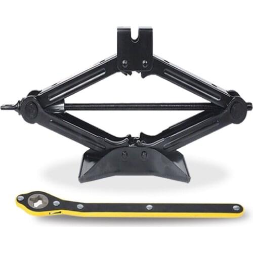 2 Ton Car Jack Four-point Hexagon Cordless Wrench Lifting Tire Tyre Change Ratchet Wrench Easy To Use Automobile Emergency