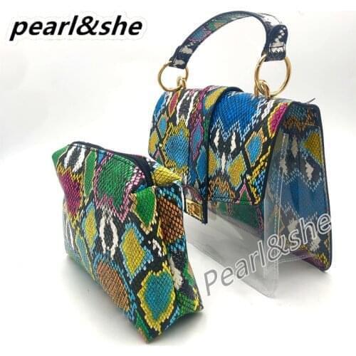 2021 Dropship Sale Leisure Party Snake Multi Tie-dye Unique Handbags Female Lady Bags Women Casual Circular Bag Purse Package
