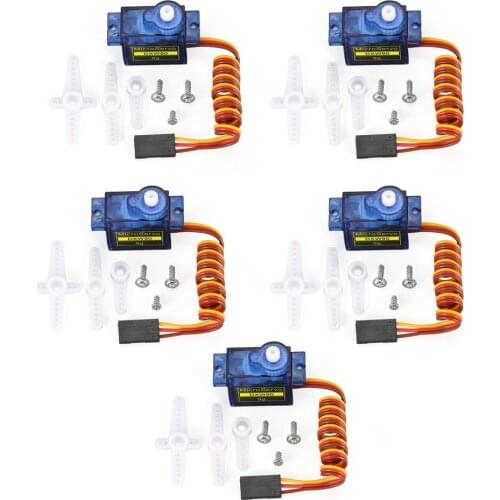 5pcs/10pcs DXW 90 9G Mini Micro Servo Motor Horns for SG90 RC Robot Arm Helicopter Foamy Airplane Controls Car Boat Toys Parts