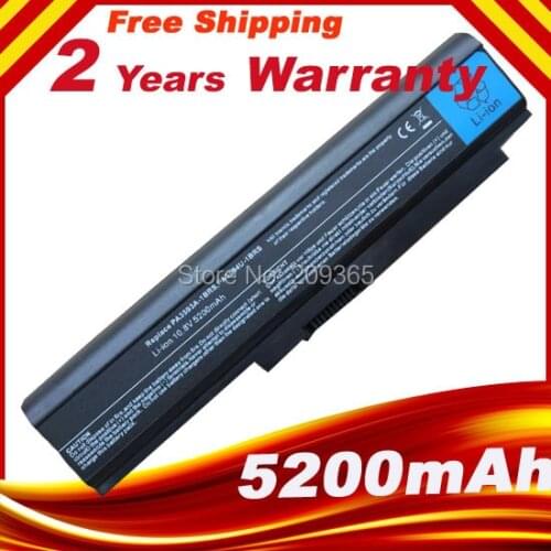 Laptop battery for Toshiba Satellite U300 U305 PA3593U-1BRS PA3594U-1BAS, PA3594U-1BRS PABAS110, PABAS111