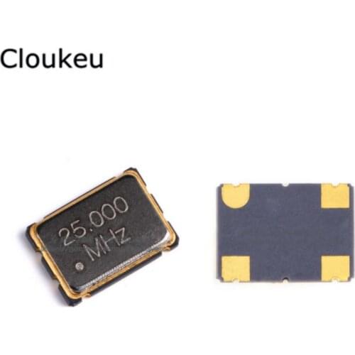 7050 25.000MHz 25PPM 3.3V SMT Active crystal oscillator 5070 Resonator 5*7mm