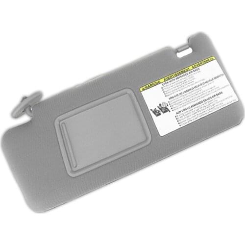 Car Gray Left Driver Side Sun Visor Makeup Mirror 7432004181B1 Fit For Toyota Tacoma 2005 2006 2007 2008 2009 2010 2011 2012