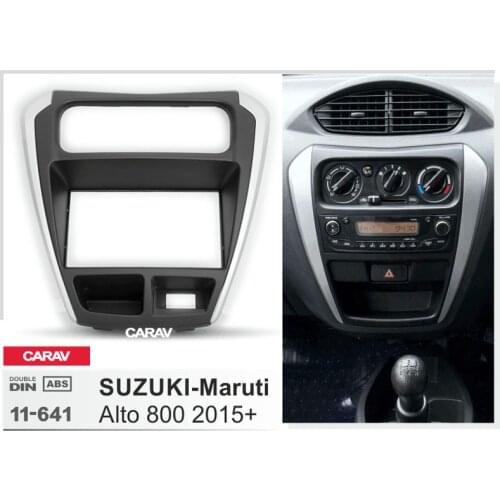 CARAV 11-641 Top Quality Car Frame Radio Fascia for SUZUKI-Maruti Alto 800 2015