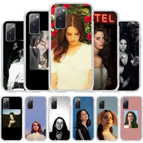 Singer Model Lana Del Rey Phone Case For Samsung Galaxy A51 A71 A21S Note 20 Ultra For A Series Silicone Transparent Soft Cover